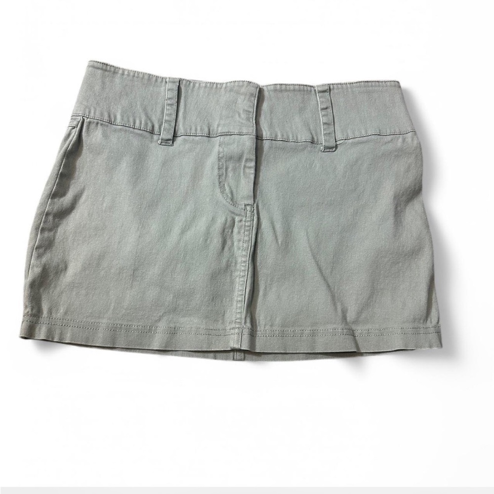 Y2K Copper Key Khaki‎ Mini Skirt